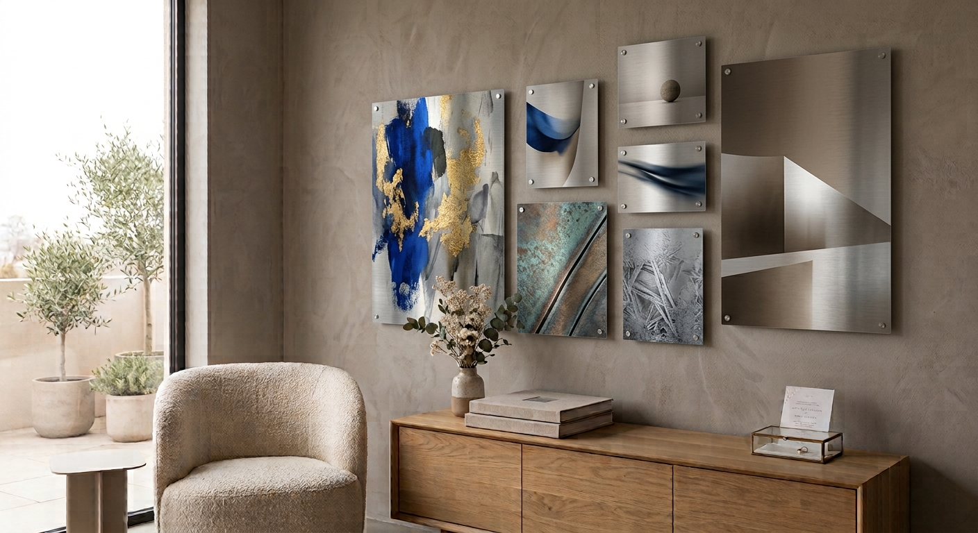 Fine art metal print