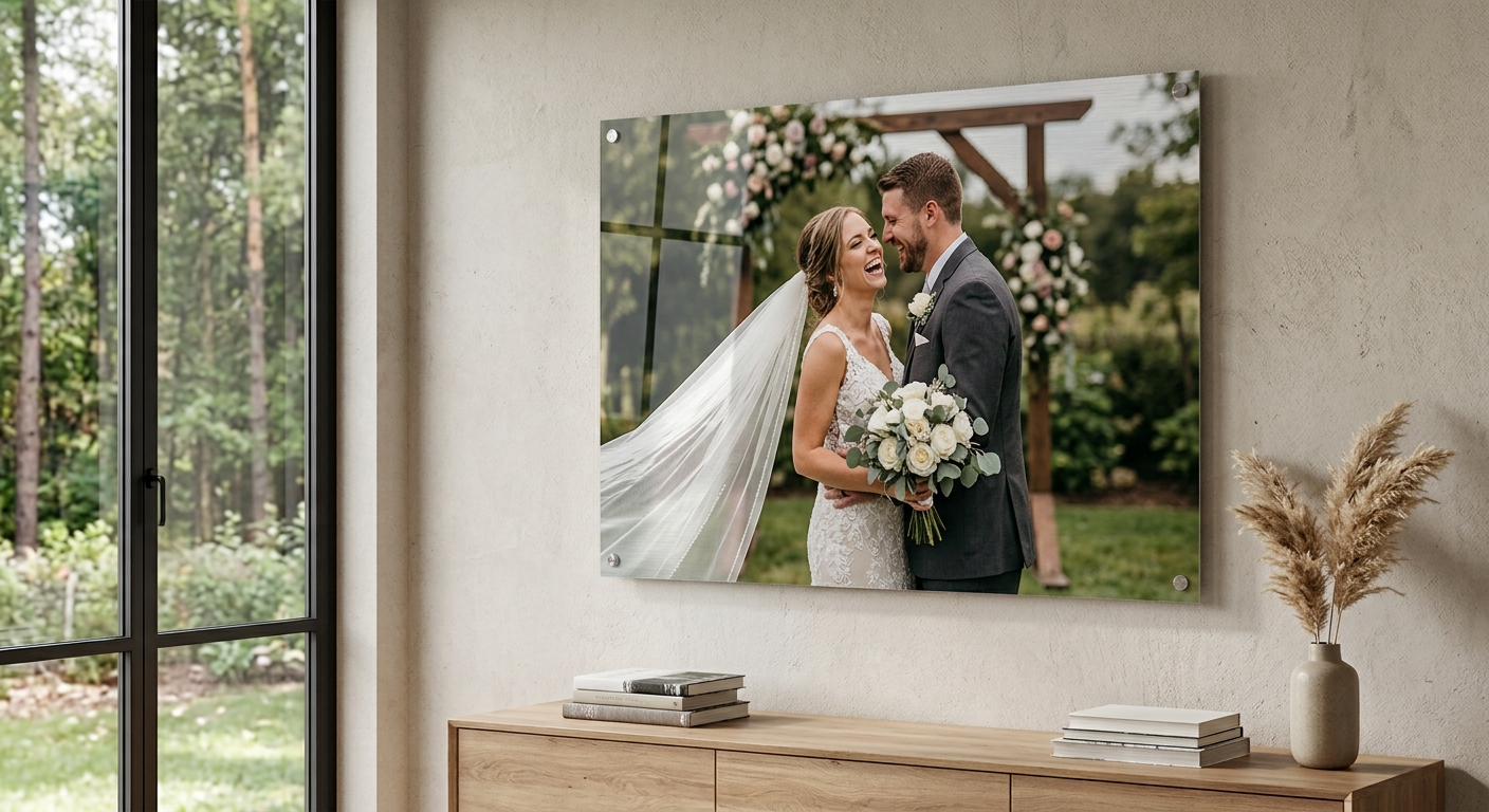 Wedding metal print